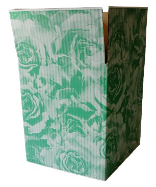 Impression carton - Aplat vert